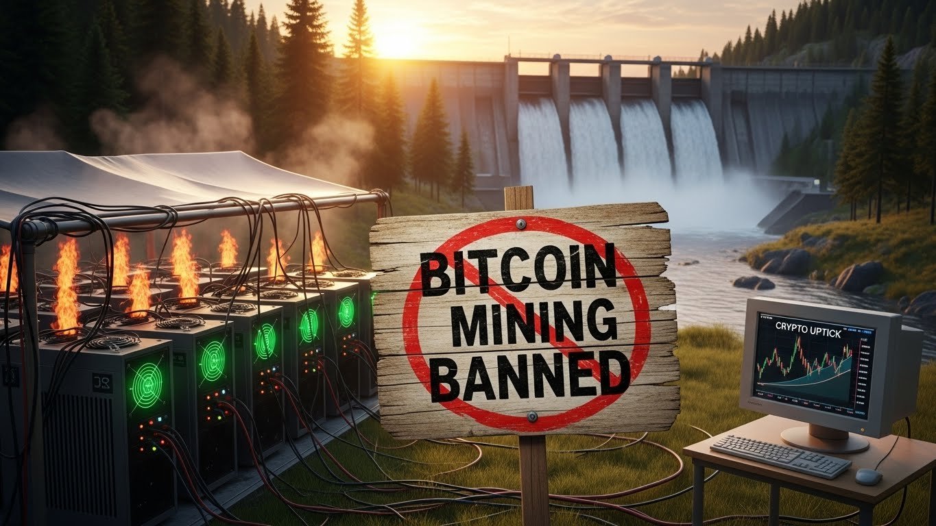 bitcoin mining ban despite uptick