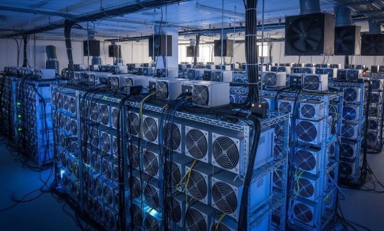 Bitcoin mining operation
