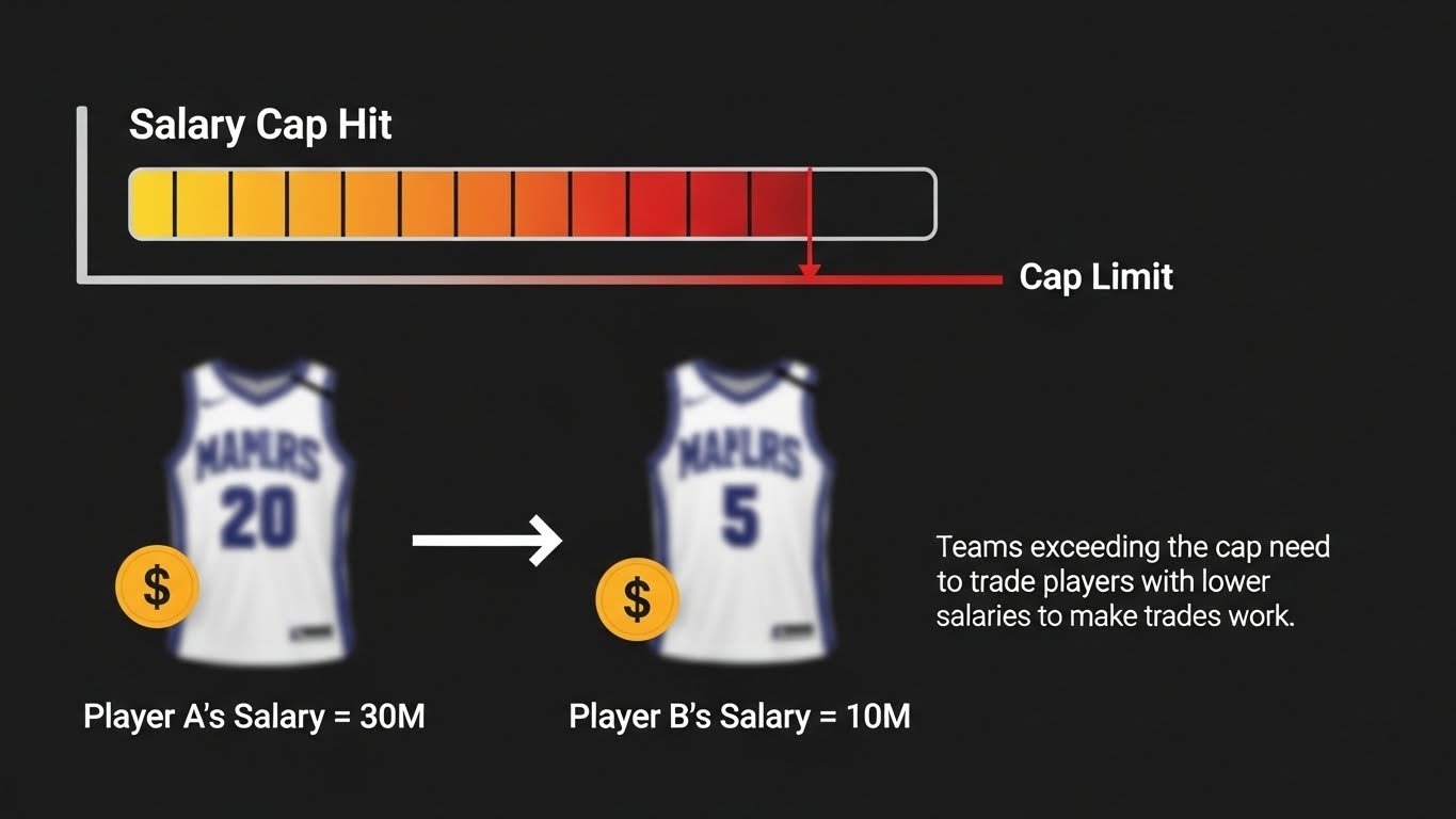 salary caps influence trades